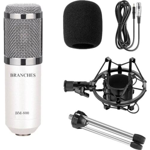 BM800 Professional Microphone Condenser Sound Recording Microphone for Radio Braodcasting Singing Recording KTV Karaoke Mic