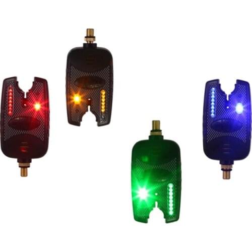 EU Style 8 LEDs Fishing Alarm Water Resistant Adjustable Tone Volume Sensitivity Sound Alert Electronic For Carp Fishing