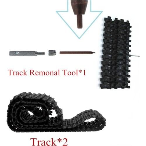 DOIT One set Track Accessory for Robot Tank Chassis Plastic Removable Tracks+Track Removal Tool Universal Tool For Chain DIY