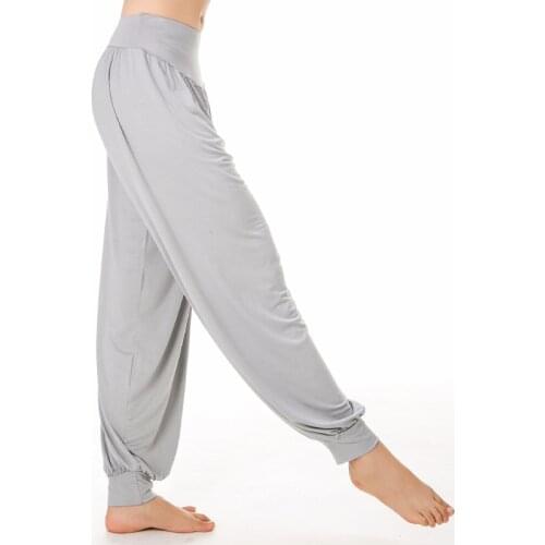 Spring and Summer Dance Yoga Pants Spring and Summer Mens and Womens Bloomers Morning Exercise Tai Chi Pants