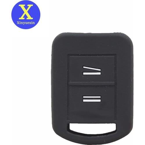 Xinyuexin Silicone Car Key Cover FOB Rubber Case For Opel Astra H J g Corsa Insignia Zafira Vectra Mokka 2Button Key Car-styling