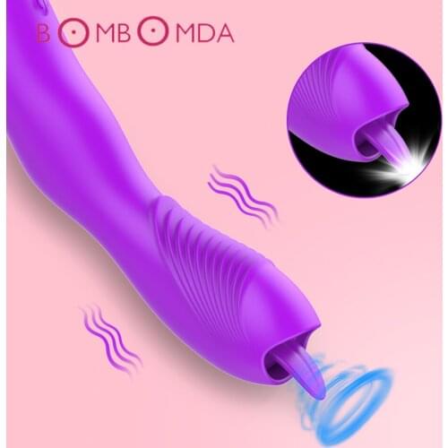 Tongue Vibrators for Women Clitoris Licking G spot Stimulator Dildo Vagina Massage Vibrator Sex Toys For Adults Orgasm Sex Shops