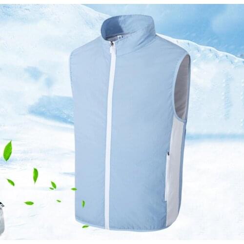 USB Fan Cooling Vest 3 Speeds Quick Drying USB Fan Air Conditioning Jacket Clothes USB Fan Men Cooling Vest Beachwear