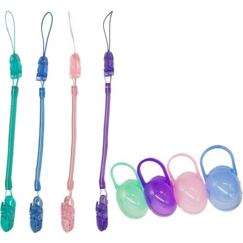 1PCS Nipple Kit Pacifier Baby Solid Box Soother Container Holder Box Travel Storage Case Safe Holder Pacifier Plastic Box