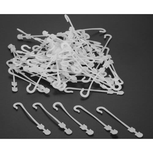 100Pcs PP Fruit Cherry Tomato Ear Hooks Greenhouse Garden Flower Vegetable Plant Vines Fixing Tomato Support Clips Clamp Trellis