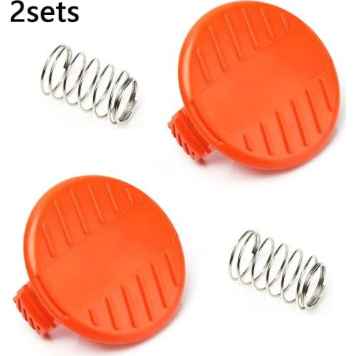 2Pcs Trimmer Spool Line Cap Cover For Black & Decker Reflex GH400 GLC120 ST5530 Type Strimmer Cover Cap