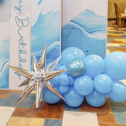 Star Balloons Foil Balloon for Birthday Bachelorette Engagement Wedding Party 2Pcs Large Silver Balloon