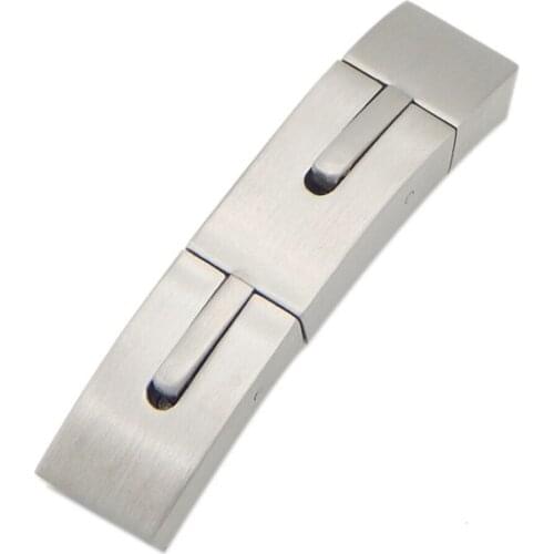 20pcs/lot hole:18*1.5mm stainless steel large clasps wide leather cord bracelets man magnet hooks rectangle flat cord clasps diy