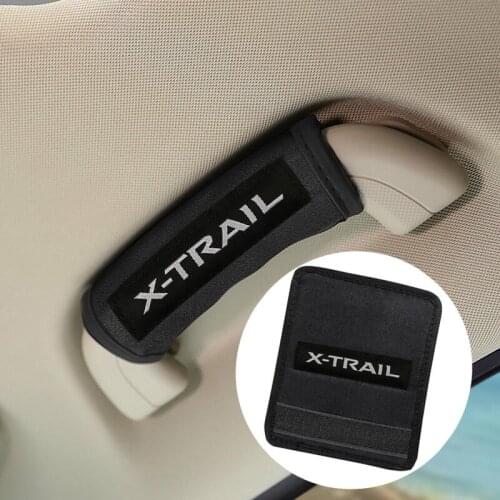 Car interior Car roof handle plush protective cover for Nissan X-TRAIL XTRAIL T30 T31 T32 Accessories