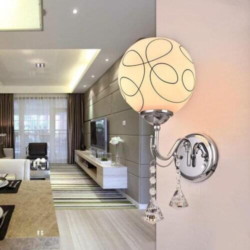 Balcony Modern Wall Light Bedroom Bedside Simple Wall Lamp Creativity European Living RoomLuminarias De Interior Lighting