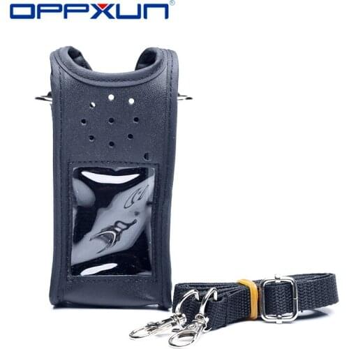 Walkie Talkie Protective Cover Bag Strap Durable Holster Leather Carrying Case For Baofeng UV-9R UV9R Plus Radio Accessories
