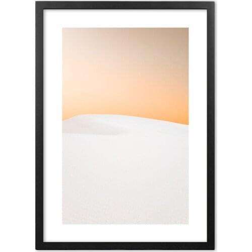 Orange Desert Wall Art Paper Painting Nordic Posters And Prints Wall Pictures For Living Room Decor