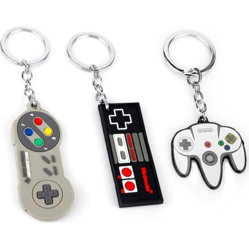 Creative Jewelry Video Game Controller Keyring Key Chains Gamepad Keychain for Women Men Friend Birthday Gift