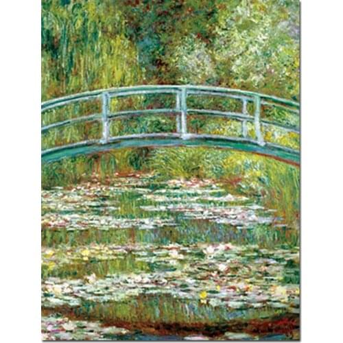 Claude Monet Water Lilies Full Square 5D DIY Diamond Painting needlework Diamond Embroidery Cross Stitch kits rhinestones decor