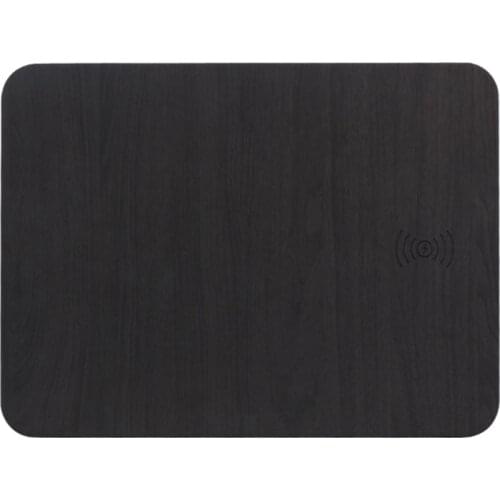 HOT-2 in 1 Bamboo Wood Wireless Charging Mouse Pad 10W for iPhone Fast Charge Ultra Thin Qi Charger