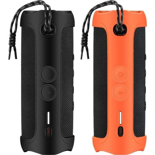 Soft Silicone Case Cover Bag for JBL Flip 5 Blueteeth Speaker Shock proof Sleeve Shell Protector Frame Flip5 With buckle #1225