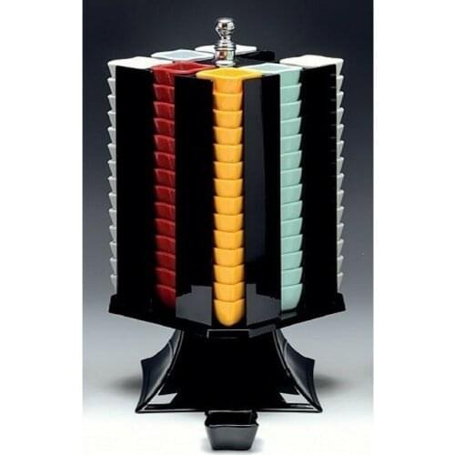 Zicco Sauce Stand Reçellik Stand Polycarbonate Rotating System 136 Pcs