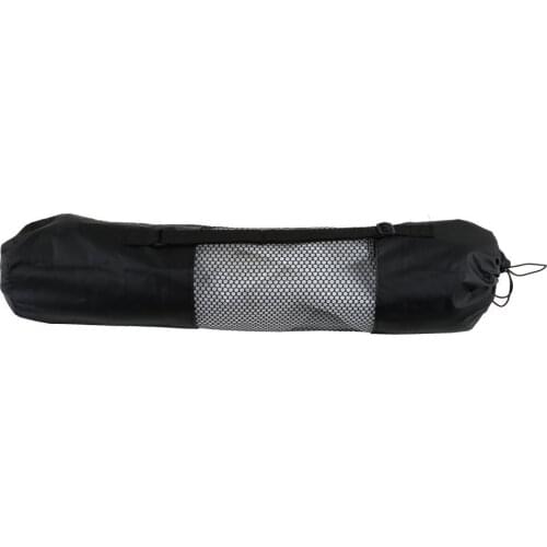 Mochila yoga Sports Bags popular Portable Yoga Mat Bag Polyester Nylon Mesh black backpack for health beautity sports