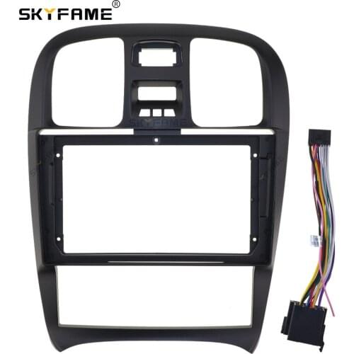 SKYFAME Car Frame Cable For HYUNDAI SONATA 5 2002-2008 Screen Dask Kit Fascia Frame