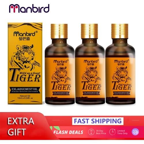 Manbird Penis Enlargement Oil Adult Man Increase Growth Big Dick Permanent Penis Enlarge Thickening Growth lubricant for Sex