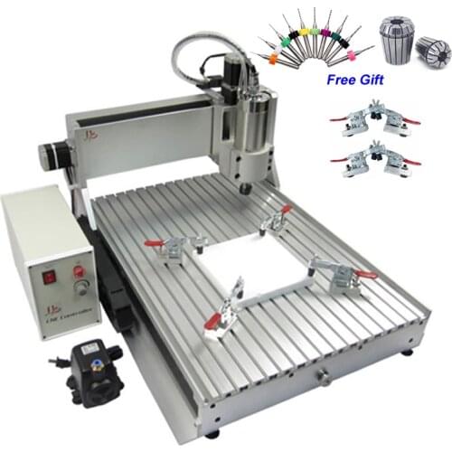 Assembled 3 Axis CNC Router 6090 1.5KW Spindle USB Engraver Milling Machine for Metal Wood Acrylic