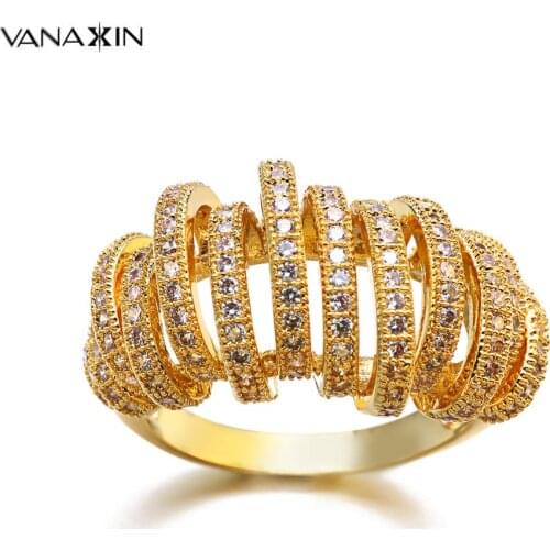 VANAXIN Women's Gold Rings