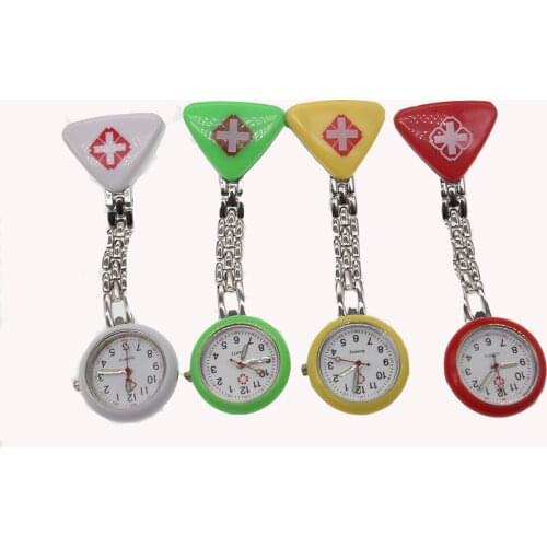 Medical Nurse Watch Colorful ID Retractable badge with clip holder