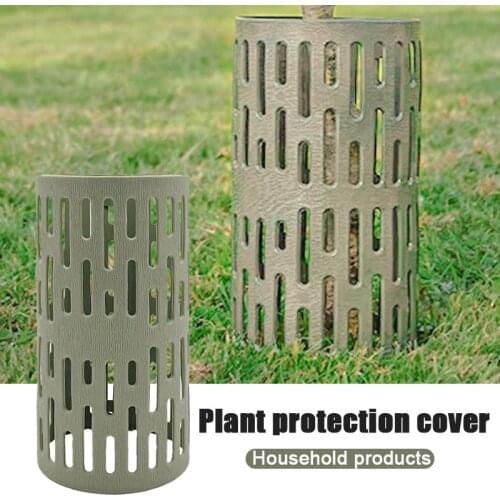 Plant and Tree Trunk Protectors Cover Weather-Proof Plastic Guard Adjustable Durable Resizable For Planting Tool 34X20cm WWO66