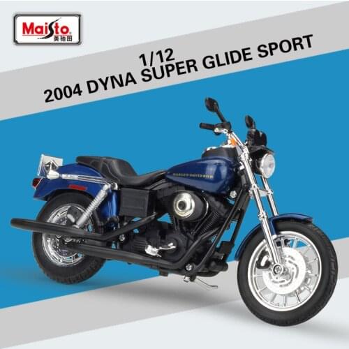 1:12 Maisto 2004 DYNA SUPER GLIDE SPORT Metal Diecast Motorcycle Collectibles Model Motorbike