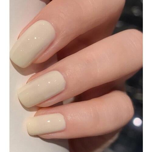 10ml Nail Polish French Style Quick Dry Moonlight White DIY Moonlight White Manicure Polish Nail Polish Decoration