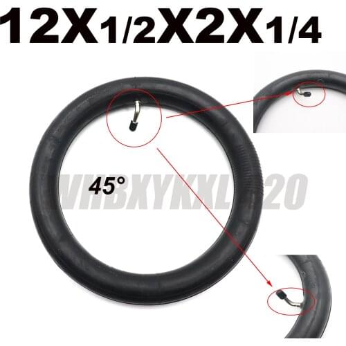 12x1/2x2x1/4 12 inch Inner Tube 45 degree Valve Bicycle Tire Bicycle Cycle Inner CST Butyl Rubber Tube Good Quality