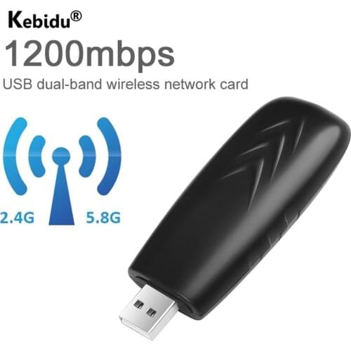 5Ghz Wi fi USB Adapter AC 1200Mbps Wi-fi Adapter Dual Band USB 3.0 Ethernet 2.4G 5G USB Wifi Adapter Antenna 600Mbps For PC