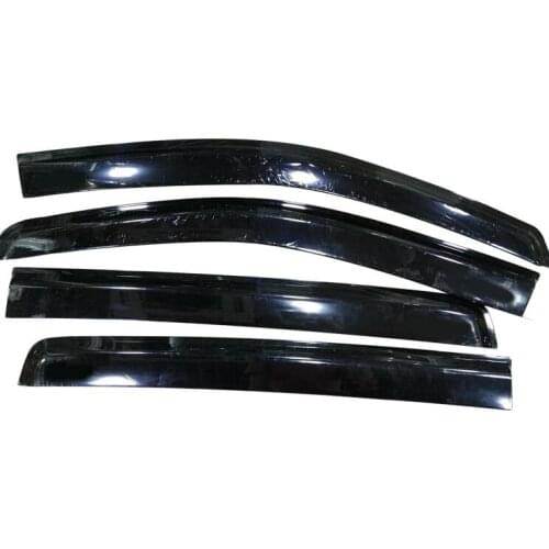 Window deflector for ford ranger injection black car wind deflector visor vent shade/rain/sun/guard for ford ranger T6 2012-2014