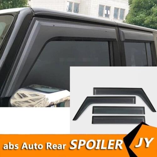 For JEEP Wrangler 2004-2017 five door car Plastic Window Visor Vent Shades Sun Rain Deflector Guard For JEEP Wrangler 4pc/set