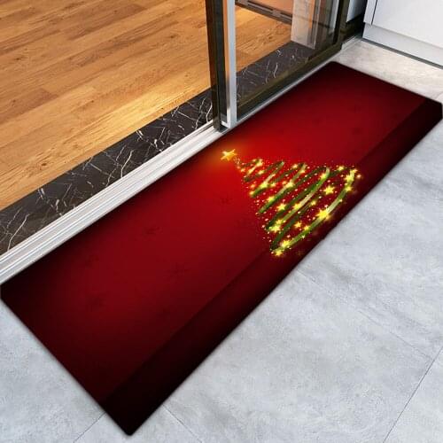 Printed Flannel Doormat Home Welcome Entrance Rugs Anti-slip Kitchen Rug Bedroom Carpets Bedsdie Rug Bathroom Floor Mat Washable