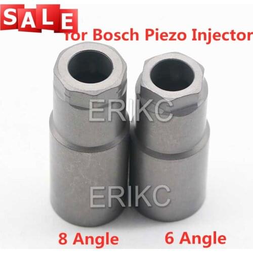 Fuel Injector Nozzle Nut 8 and 6 Angle Common Rail Injector Nozzle Cap Replacement Parts for Bosch Piezo Injectors