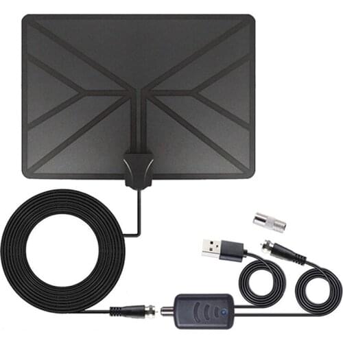 Indoor TV Antenna HD TV Antenna Amplifier 996 Miles 4K DVB-T TV Antenna DU55