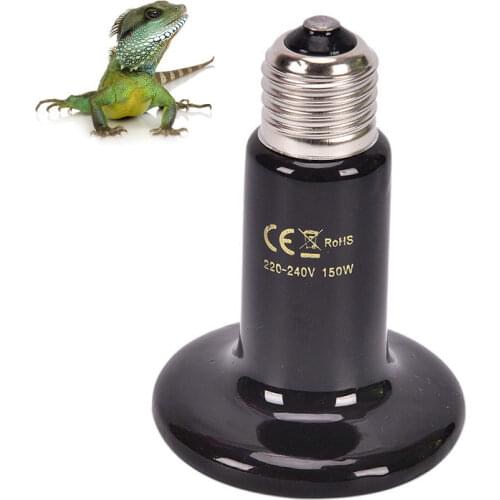 2018 Hot Sale 25-200W 220V Ceramic Pet Heat Light Lamp Heater Brooder Reptile Snake Grow