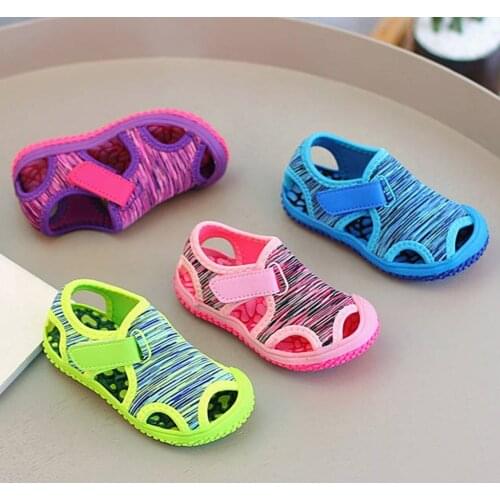 Summer Child Kids Baby Girls Boys Beach Non-slip Outdoor Sneakers Children Sandals Shoes Breathable Fashion Casual Kids Shoes