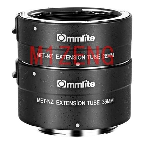 Nz Metal Automatic macro extension tube 26mm+36mm Support TTL Exposure for Nikon z mount z6 z7 z50 mirrorless Camera