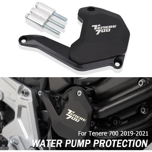 Motorcycle accessories black water pump protective cover 2019 2020 2021 suitable for Yamaha Tenere700 Tenere 700 XTZ700 XTZ 700