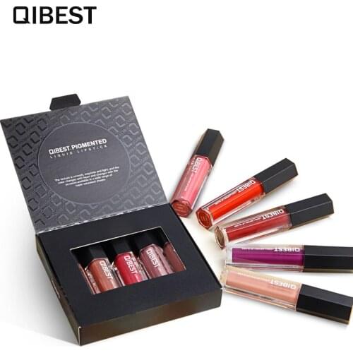 5Pcs/set matte lip gloss set moisturizing lipstick waterproof long-lasting nude makeup lip gloss liquid lipstick cosmetics