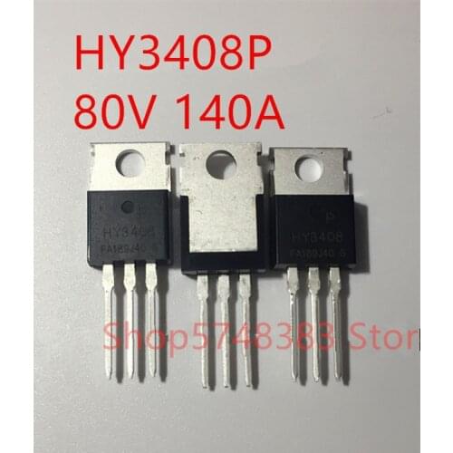 10PCS/LOT 100% new original HY3408P TO-220 HY3408B TO-263 HY3408 80V 140A MOS tube