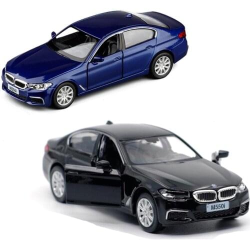 1:36 5 Inches 550i Model Collection Alloy Scale Pull Back Sport Car Models Die-cast Toys for Children V064