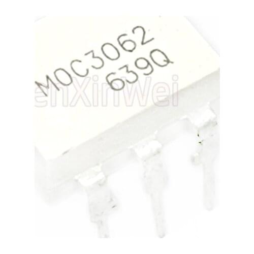 10PCS/LOT MOC3062 DIP6 3062 DIP Optocoupler Lsolator New SIP-6