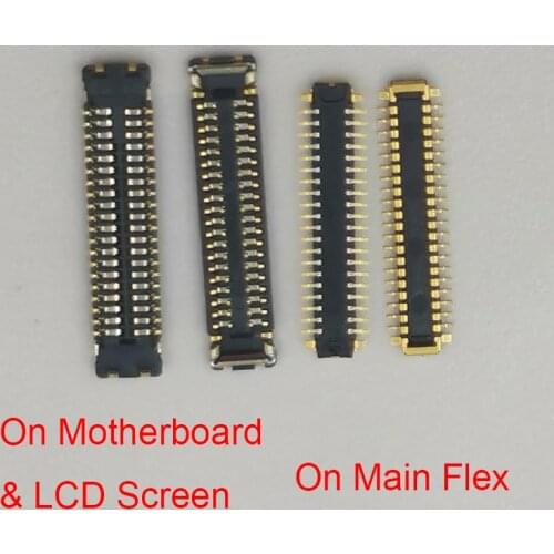 2pcs 40pin LCD Display FPC Connector On Board For Xiaomi Mi9T Mi 9T Pro CC9E A3 Redmi K20 Pro K20pro K30 Ultra Screen Flex Plug