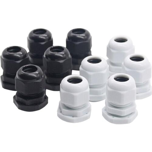 20pcs Hot Sale IP68 Waterproof Nylon Plastic Cable Gland Connector PG48 M63*1.5 for 37-44mm Cable