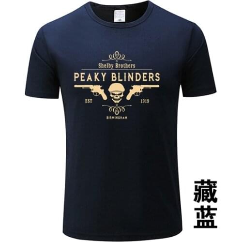 2020 Peaky Blinders Men T Shirt Shelby Brothers Round Neck Short Sleeve Tees Mens White T-Shirt Women Mens Awesome TShirt HK-55