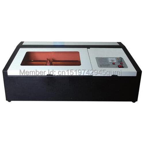 3020 laser engraving and cutting machine with square linear rail and 40w laser tube support windows 2000/XP/Win7/Win 8 system