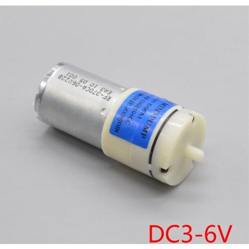 370 Micro Air Pump Aquarium/Fish Tank Oxygen Increase Pump DC3-6V 0.2A 2L/min 75Kpa Home DIY Accessories Pumps